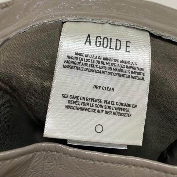 Agolde - Recycled Leather 90's Pinch Waist Pants - Picture 10 of 15